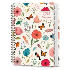 2026 Planner, Weekly and Monthly Calendar Planner Agenda, Jan 2026 – Dec 2026,