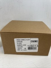 NEW Cooper Wheelock RSSA-24MCC-ALW-Strobe 24 VDC Amber Lens Ceiling White-128013