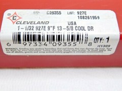 Cleveland Extra Length Coolant Feed Taper Shank Drill 1-1/32"x13-5/8"x