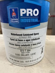 Sherwin Williams Industrial Water Based Catalyzed Epoxy Kit/Ultradeep Base