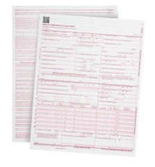 CMS 1500 – CMS-1500CS-12 WCMS-1500CS-12 Health Insurance Claim Form 500 Pack