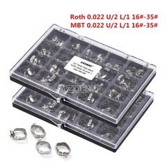 AZDENT Dental Orthodontic Bands with Buccal Tube 1st Molar MBT Roth 022 16#-35#
