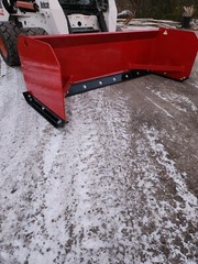 7′ Bobcat 30″ Snow Pusher Box Skid steer Commercial Plow Box CAT Case Protech
