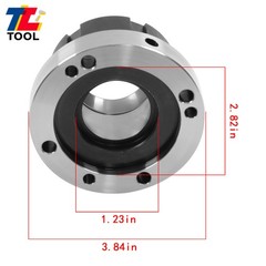 100 mm Diameter ER50 Collet Chuck 7 Hole Design for Lathe CNC Machining