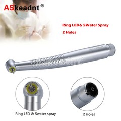 Dental LED E-generator Shadowless Ring Ceramic Handpiece 5 Water Spary 2 Holes