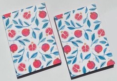 Green Inspired 2-Pack Notebook Journal Chlorine Free Soy Ink 8.5″ x 6″ Fruits