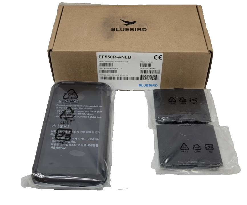BLUEBIRD EF550R-ANLB ULTRA-RUGGED HANDHELD COMPUTER WIFI 4/64GB NEW IN BOX