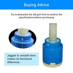 25mm Ceramic Cartridge, Single Handle Faucet Cartridges for Blue