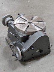 Phase II Precision Tilting Rotary Table 12″ Diameter 4MT Center Taper 222-412