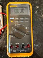 Fluke 87 III True RMS Digital Multimeter w/ Holster & Test Leads Tested