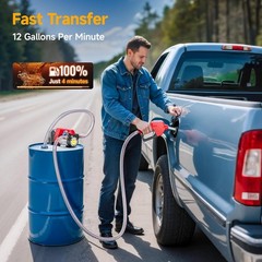 Cordless Fuel Transfer Pump Battery Powered 21V Electric Diesel Kerosene Pump