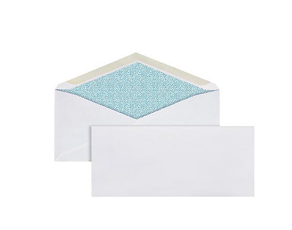 Office Depot #10 security envelopes 500, Gummed Seal