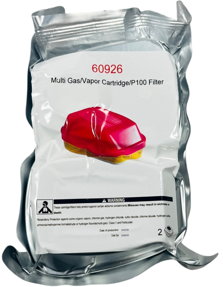 60926 Multi Gas Vapor Replacement Respirator Cartridge Filter – 1 Pair