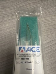 Castroviejo needle Holder brand New, Serrated,curved,broad, Tungsten Carbide Tip