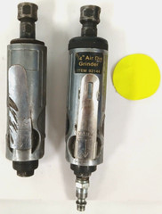LOT OF 2 CENTRAL PNEUMATIC 1/4 AIR DIE GRINDER MAX ROTATING SPEED 22,000 RPM