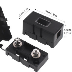 100Amp AMI/Midi Fuse Holder with Bolt-on AMI/Midi Fuse 100A for Cars Trucks (Pac