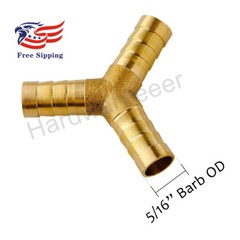 5/16″ Barb OD Y Shaped 3 Ways Fitting Intersection Split Splicer Union Adapter