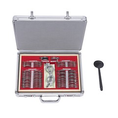 104 Pcs Trail Lens Set Optical Trial Lens Metal Optical Case Optometry Frame Rim