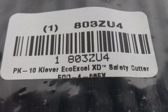 Klever ECO-4-65EX 80 Pk 7 In Overall L Black/Green Safety Cutter
