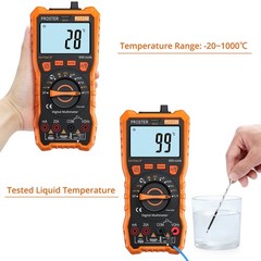 Proster Digital Multimeter 6000 3.6 x 7.7 x 2.0 inches, Updated 6000 Count