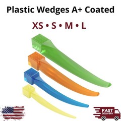 200Pk Dental Plastic Anatomical Matrix Wedges XS/S/M/L Astringent Coated Refill