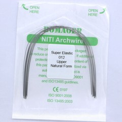 10 Packs Dental Orthosuper Elastic Niti Round Arch Wire Nature Form All Sizes