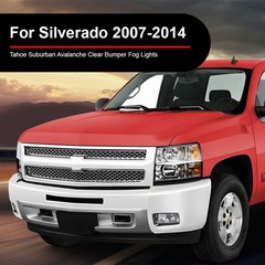 Fog Lights with Harness for Chevy Silverado 2007-2013 OE Style Clear Lens