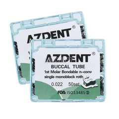 Tubo Bucal de Ortodoncia Dental No Convertible Roth 022 1er Molar Bondable