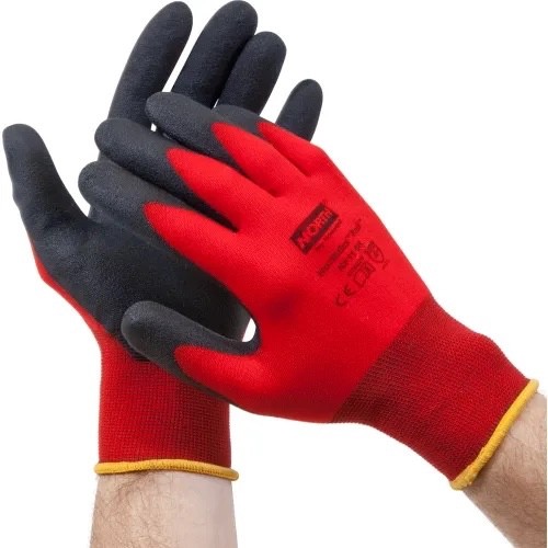 6, 12 Honeywell North NorthFlex NF11/9L Foam PVC Gloves Size 9 (Large) FAST SHIP