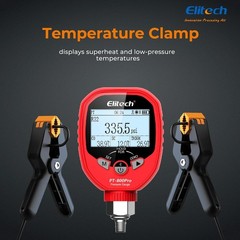 Elitech PT-800 Wireless Refrigeration Pressure Gauge HVAC A/C Manifold Gauge App