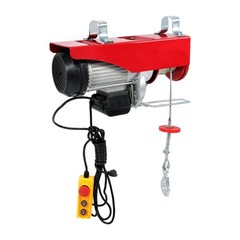 14ft Wired Remote Control 1600W 110V Mini Electric Hoist 2200lbs Crane Winch