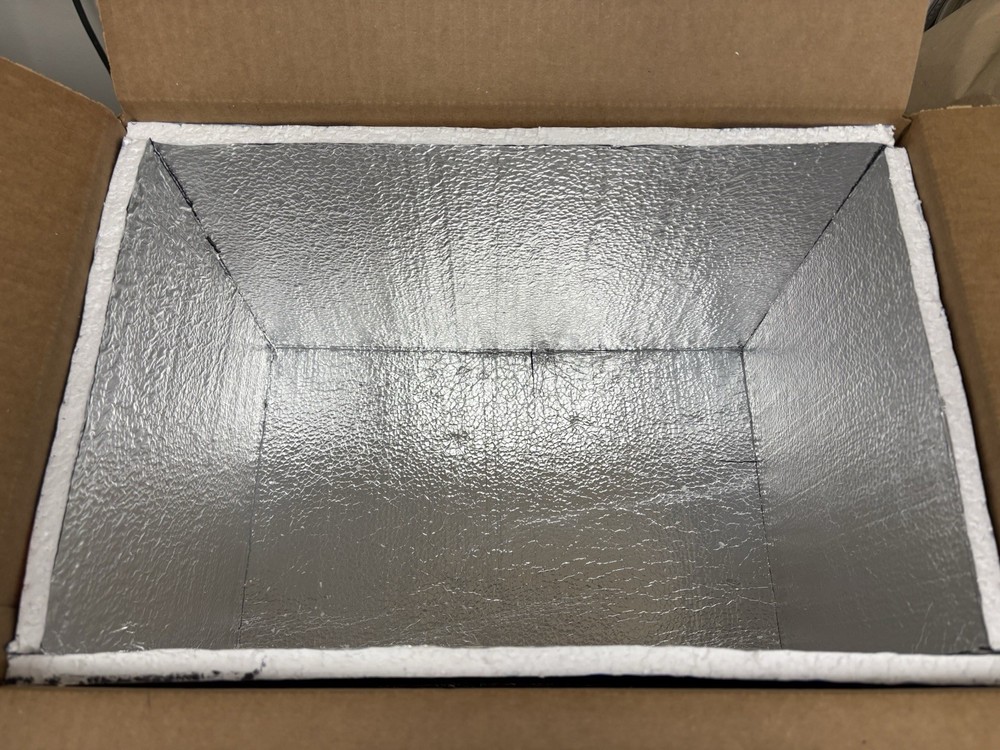 Large Insulated Shipping Box 18″ x 12″ X 12” with 0.5” Foam Insulation