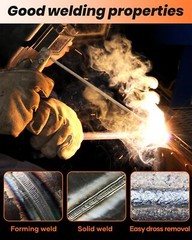 Saker E6013 Welding Rod 3/32” 1-Pound Carbon Steel Stick Welding Electrodes