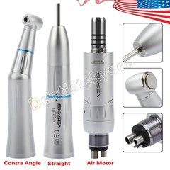 Dental Slow Speed Handpiece Inner Water Contra Angle / Straight /Air Motor 4Hole