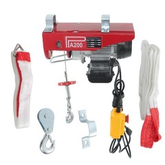 440lbs/ 200kg Electric Hoist with 14 FT Wired Remote Control 110V 510W Motor