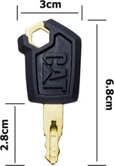 10 Pcs CAT Caterpillar Keys Heavy Equipment Ignition Keys 5P8500 5P-8500