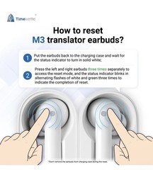 Timekettle M3 Language Translator Earbuds, Two-Way Translator Device with APP…