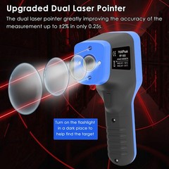 Digital Infrared Thermometer Gun Non-Contact -58°F to 2912°F (-50°C to 1600°C)