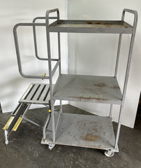 NATIONAL 3 STEP PICKING/ STOCKING CART MODEL # 800873