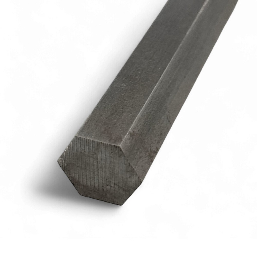 2.250 (2-1/4 inch) x 10 inches, 1018 Steel Hexagon Bar, CF
