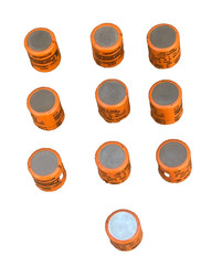 Panasonic Nickel Metal Hydride, 1.2V, 110mAh, Made in Japan (Lot of 10)