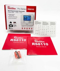 Robertshaw Non-Programmable Single Stage 1H/1C Wall Thermostat RS8110