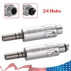 Dental Low Speed Handpiece Contra Angle Straight Air Motor Micromotor 4/2H AS