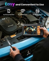Endoscope Camera with Light, Borescope with 4.3″ IPS Screen, 1080P HD, (5M) , o