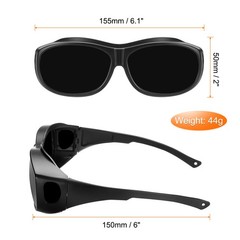 Welding Glasses IR Shade 10 CE Certified Protective Glasses Wrap Around Lens