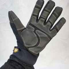 Youngstown Work Glove Waterproof Winter Plus Performance Insulated LG Black Grey
