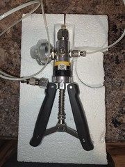 Fluke 700PTP Pneumatic Pressure Test Pump Kit w/ O-Rings, 600 psi.