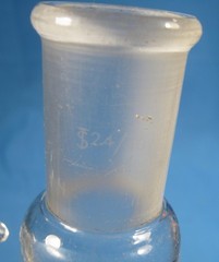 CHEMGLASS 100 ML STORAGE TUBE SCHLENK ALL GLASS 24/40 FREE SHIPPING T