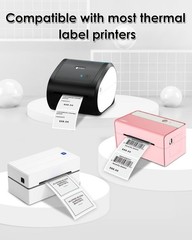 2×2 Square Direct Thermal Labels QR Codes Barcode Label For Zebra Rollo 1-6 Roll