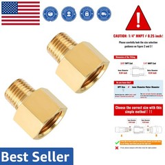 High-Quality 3/8″ Female to 1/4″ Male NPT Brass Reducers, Corrosion Resistant